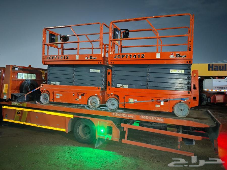 Renting a scissor lift of 12 meters and 16 meters in Dammam and Jubail