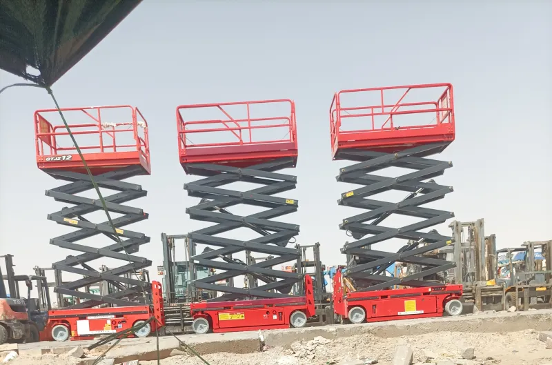 Scissor lift 12m 16m 12m 14m rental Electricity