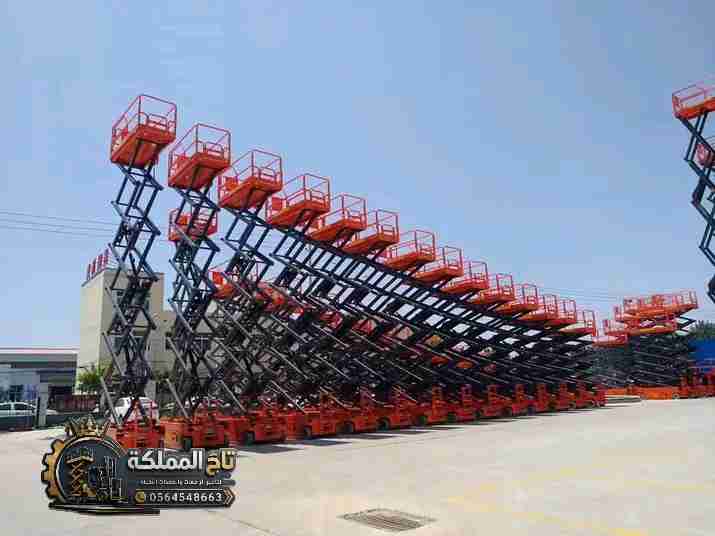 12 meter scissor lift for rent in Jeddah