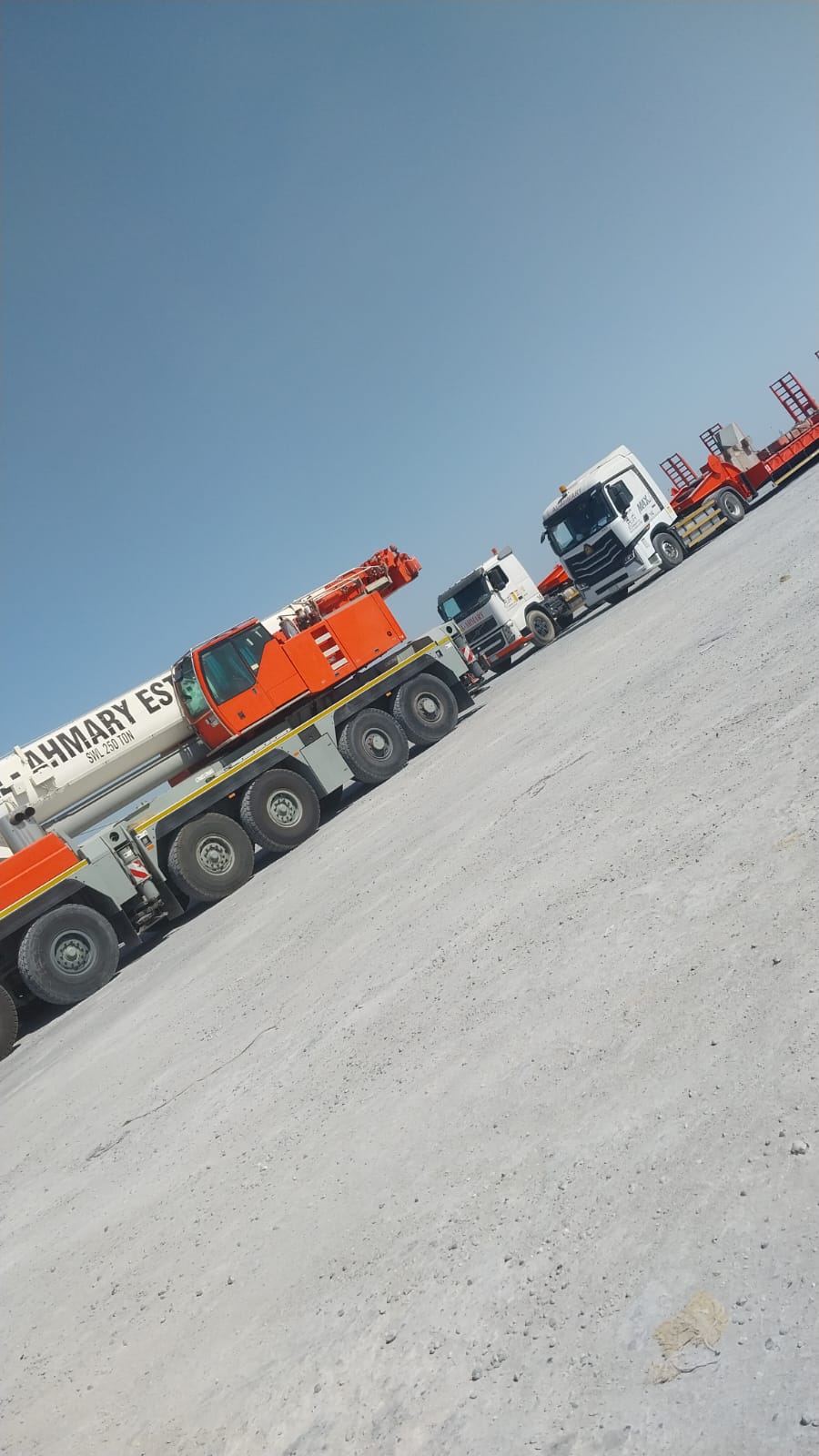 Crane 100 tons, 160 tons, 200 tons, 250 tons, 300 tons