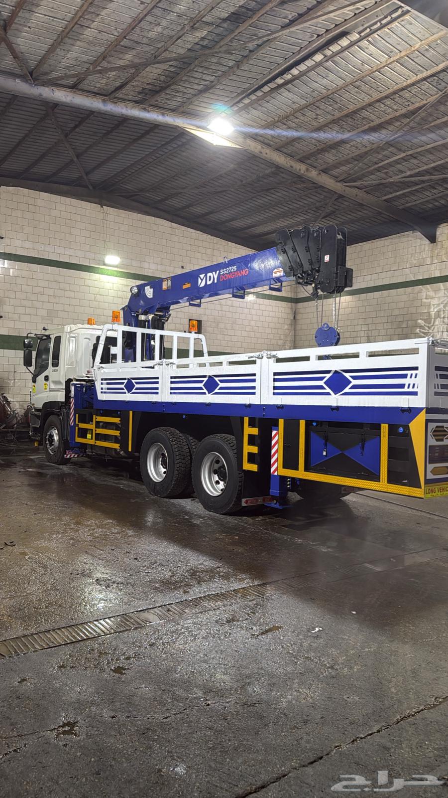 Boom truck crane, 3 ton
