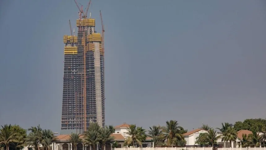 مشروع برج جدة - الأعمال الإنشائية